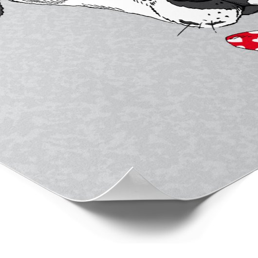 Fashionable Dalmatian Poster (Hoek)