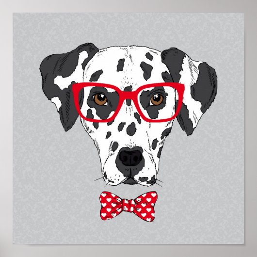 Fashionable Dalmatian Poster (Voorkant)