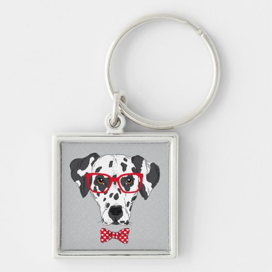 Fashionable Dalmatian Sleutelhanger (Voorkant)