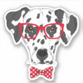 Fashionable Dalmatian Sticker (Voorkant)