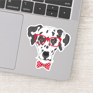 Fashionable Dalmatian Sticker