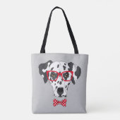 Fashionable Dalmatian Tote Bag (Achterkant)