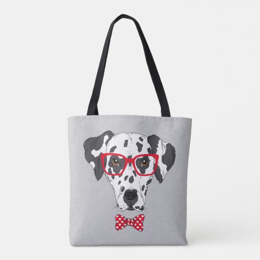 Fashionable Dalmatian Tote Bag (Achterkant)