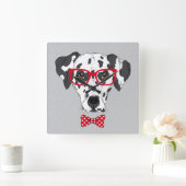 Fashionable Dalmatian Vierkante Klok (Huis)