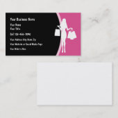 Fashionable Dames Mode en winkelthema Visitekaartje (Voorkant / Achterkant)