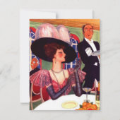 Fashionable Dames Night Out Partij Uitnodigingen (Voorkant)