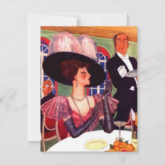 Fashionable Dames Night Out Partij Uitnodigingen (Voorkant)