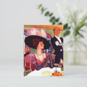 Fashionable Dames Night Out Partij Uitnodigingen (Staand voorkant)