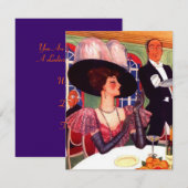 Fashionable Dames Night Out Partij Uitnodigingen (Voorkant / Achterkant)