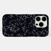 Fashionable design in zwart-wit Case-Mate iPhone case (Achterkant (horizontaal))