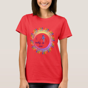 Fashionable Doordenaar Caring T-Shirt