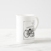 Fashionable Dragons Porselein Kop (Voorkant rechts)