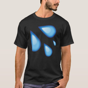 Fashionable Drip Driving Water Graphic Cute Fly & T-shirt