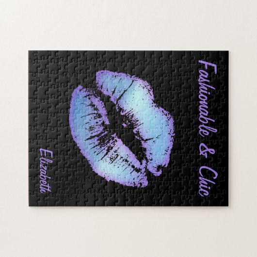 Fashionable en Chic Lipstick Legpuzzel (Horizontaal)