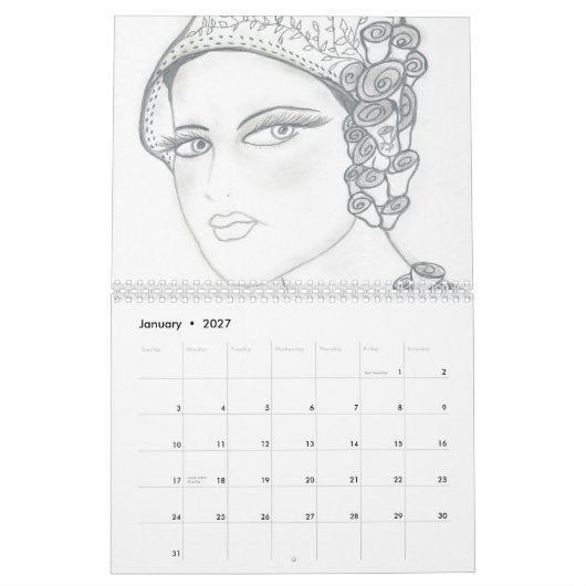 Fashionable Flappers Kalender (Jan 2027)