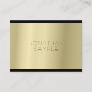 Fashionable Glamor Gold Professional Luxe Visitekaartje