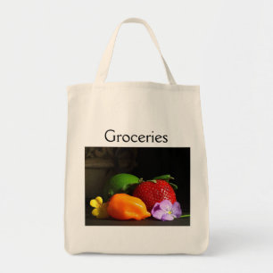 Fashionable Grocery Bag Tote Bag