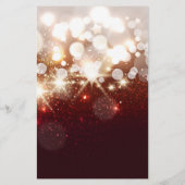 Fashionable Hair Stylist - Gold Glitter Sparkle Flyer (Achterkant)