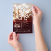 Fashionable Hair Stylist - Gold Glitter Sparkle Flyer (Hand)