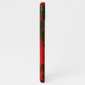 Fashionable hoesje in rode en groene fractaalstijl iPhone hoesje (Rechterkant)