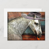 Fashionable Horse Briefkaart (Voorkant / Achterkant)