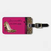 Fashionable Jaguar Silettos Custom Bagagelabel (Voorkant horizontaal)