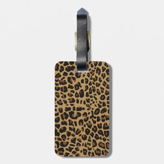 Fashionable Jaguar Silettos Custom Bagagelabel (Achterkant verticaal)