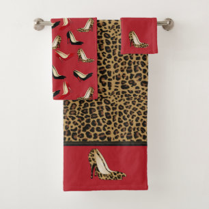 Fashionable Jaguar Stiletto Heels 1 Bad Handdoek