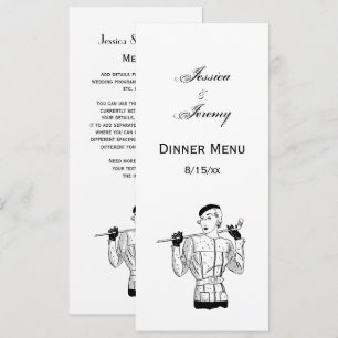 Fashionable Lady Golfer met Golf Club uit de jaren Kaart