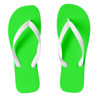 Fashionable Lime Green Teenslippers