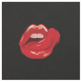 Fashionable lippenmake-up tekening. Pomade. Grappi Stof