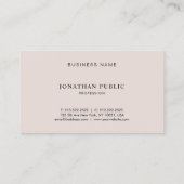 Fashionable Moderne, stijlvolle, professionele top Visitekaartje (Achterkant)