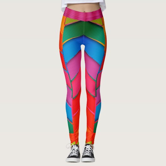 Fashionable multi-kleurenLeggings Leggings (Voorkant)