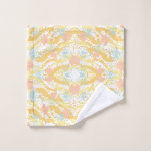 Fashionable Paint Splash Bath Towel Set Bad Handdoek (Wasdoekje)