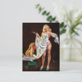 Fashionable Pin Up Briefkaart (Staand voorkant)