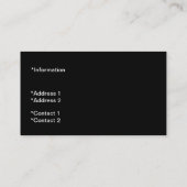 Fashionable Pink and Black Polka Dot Visitekaartje (Achterkant)