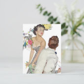 Fashionable Retro Cocktail Theme Uitnodigingen (Staand voorkant)