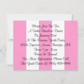 Fashionable Retro Sadie Hawkins Dance Uitnodiginge Kaart (Achterkant)