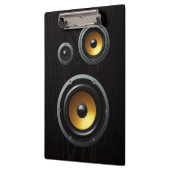 Fashionable Retro Wood Grain Speaker Trio Klembord (Links)