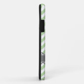 Fashionable Sage Chevron en Gray Lace Case-Mate iPhone Case (Achterkant/rechts)