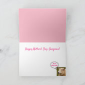 Fashionable Sheep Moederdag Kaart (Binnen)