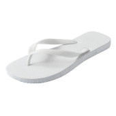 Fashionable Solid White Teenslippers (Schuin)