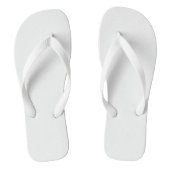 Fashionable Solid White Teenslippers (Voetbed)
