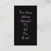 Fashionable Speelgoed Dog Visitekaartjes (Achterkant)