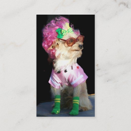 Fashionable Speelgoed Dog Visitekaartjes (Voorkant)