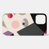 Fashionable, stijlvolle vrouw. Modernist stijlvrou Case-Mate iPhone Case (Achterkant (horizontaal))