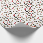 Fashionable Stiletto High Heels Wrapping Paper Cadeaupapier (Hoek)