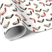 Fashionable Stiletto High Heels Wrapping Paper Cadeaupapier (Rol Hoek)