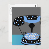 Fashionable Telefoon Briefkaart (Voorkant / Achterkant)