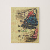 Fashionable Victoriaans Dames Jigzaag Puzzle Legpuzzel (Verticaal)
